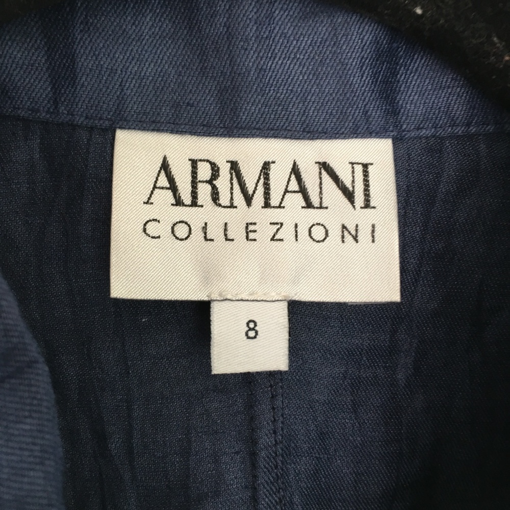 [Armanicollezioni] Thin Button Down Blazer Jacket - image 4